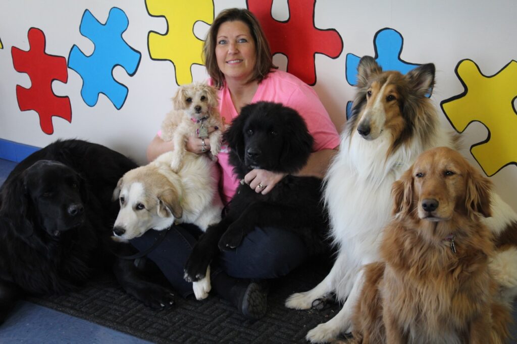 Service dogs in assisting our Autism students
