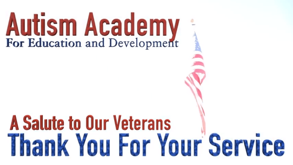 Autism Academy Salutes Veterans