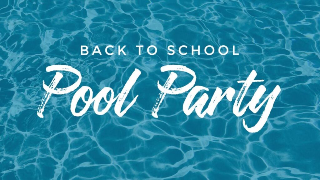 Back to schook pool party