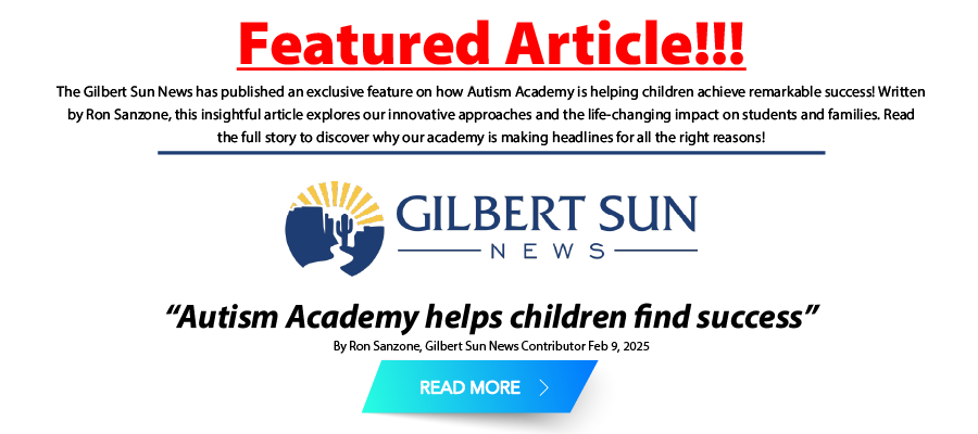 Gilbert Sun News Article on Autism Academy