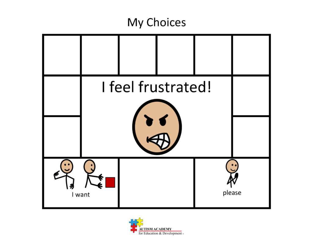 PECS board with feelings