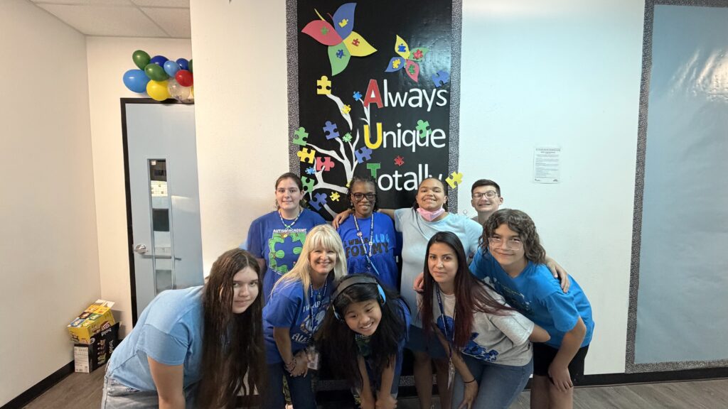 studenta at Phoenix-based AAED celebrate their school